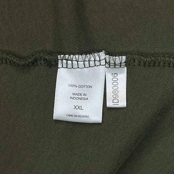 NY&C Olive Green Sleeveless Knit Dress Sz XXL 1X - Picture 8 of 9